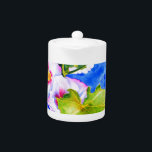 Elegant pink white watercolor floral garden<br><div class="desc">Elegant pink white watercolor floral garden</div>