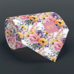 Elegant Pink Yellow Watercolor Flowers Tie<br><div class="desc">The "Elegant Pink Yellow Watercolor Flowers" neck tie effortlessly weaves a tapestry of sophistication and charm into the lives of men who appreciate the art of dressing well. Imagine a dusty pink canvas adorned with delicate buttercream yellow hues, delicately forming an exquisite floral bouquet that captures the essence of refined...</div>