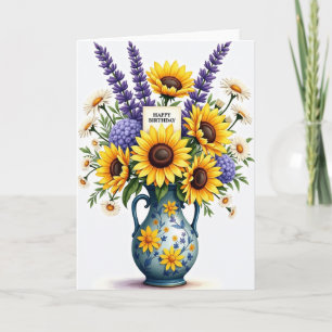 Elegant Pitcher Birthday Card