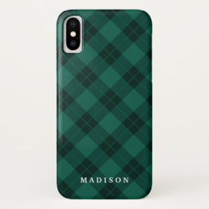 Elegant Plaid   iPhone X Case