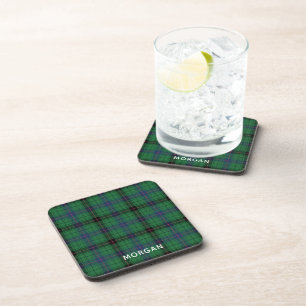 Elegant Plaid Davidson Tartan Custom Coaster
