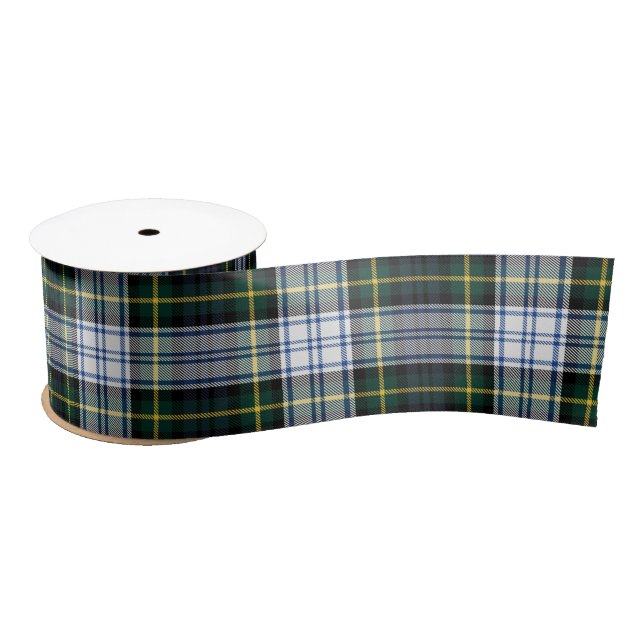 Elegant Plaid Gordon Rustic Tartan Satin Ribbon (Spool)