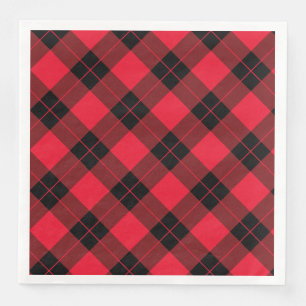 Elegant Plaid Holiday Napkin