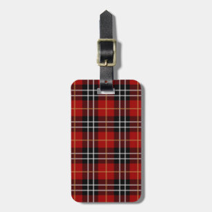 Elegant Plaid  Luggage Tag