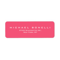 Elegant Plain Modern Add Name & Address Details