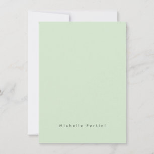 Elegant Plain Simple Minimalist Card