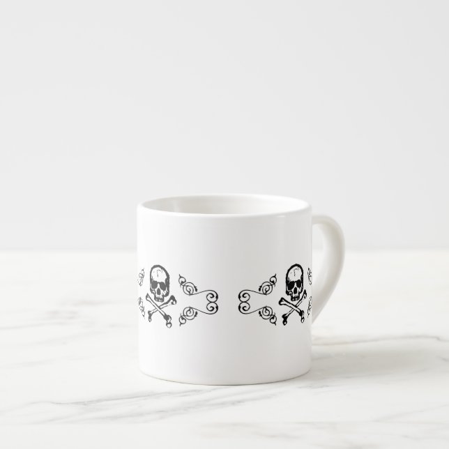 Elegant Poison Gothic Tea Set Espresso Cup (Front Right)