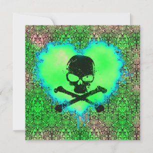 Elegant Poison Sweet 16 Goth Birthday Invitation