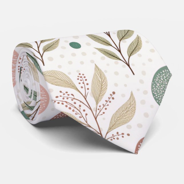 Elegant Polka Dot Tie for Work or Special Occasion (Rolled)