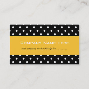Elegant polka dots profile cards