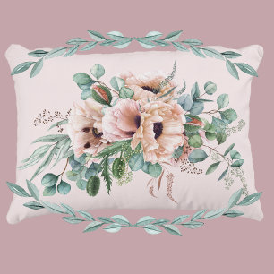 Elegant Poppy Radiance Decorative Cushion