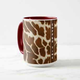 Elegant Popular Cow Faux Leather Collection Mug