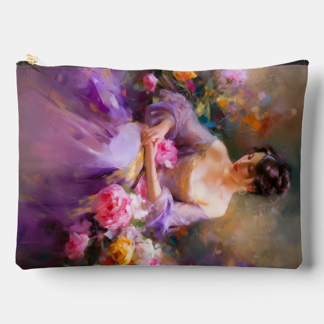 Elegant Portrait  Accessory Pouch (Front)