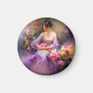 Elegant Portrait Magnet