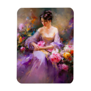 Elegant Portrait Magnet