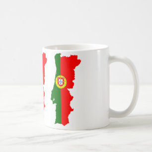 Elegant Portuguese Flag with Coat Of Arms Coffee Mug