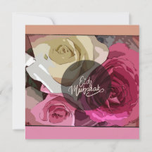 Elegant post card floral design