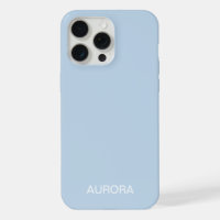 Elegant Powder Blue Personalised Name - 