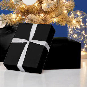 Elegant Power Black Highest Gloss For Any Occasion Wrapping Paper
