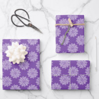 Elegant pretty girly purple mandala pattern