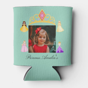 Elegant Princess Birthday Celebration Can Cooler