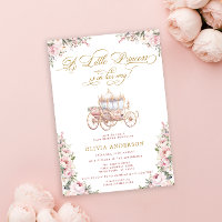 Elegant Princess Blush Pink Baby Shower
