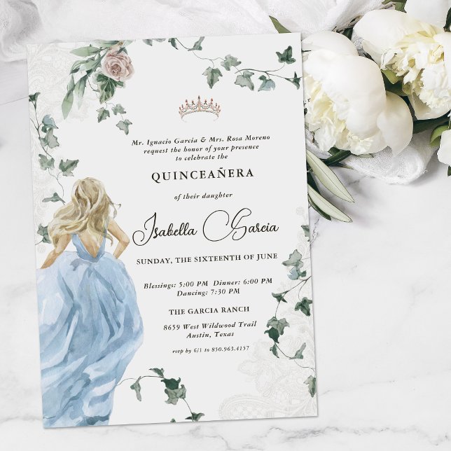 Elegant Princess Fairy Tale | Quinceañera 15th  Invitation (Creator Uploaded)