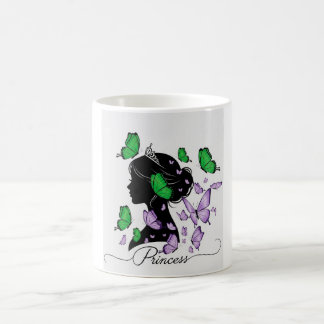 Elegant "Princess of Butterflies" T-shirt | Prince Coffee Mug