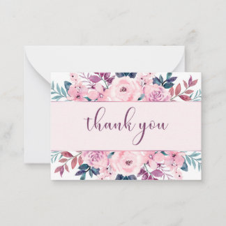 elegant printable thank you card