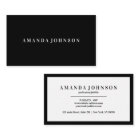 Elegant Professional Black White Minimal