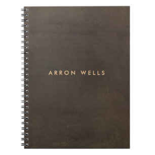 Elegant Professional Brown  Notebook