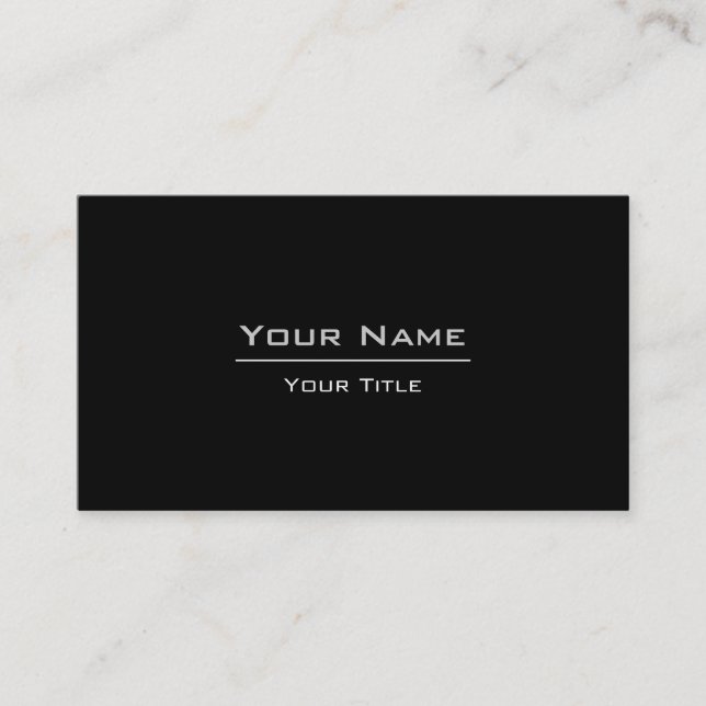 Elegant Professional Business Card (Front)