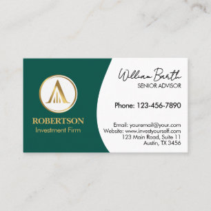 Elegant Professional Business Card with Logo
