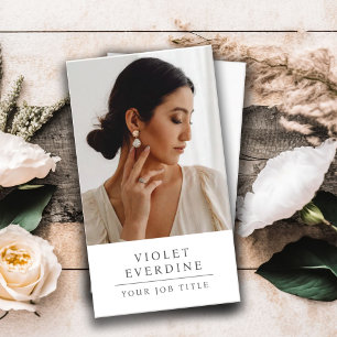 Elegant Professional Business Photo Card