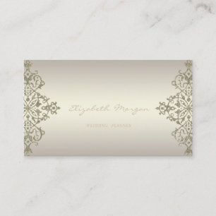Elegant  Professional Charming  Luminous,Lace Business Card