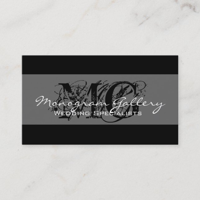 Elegant Professional Customisable Business Card (Front)
