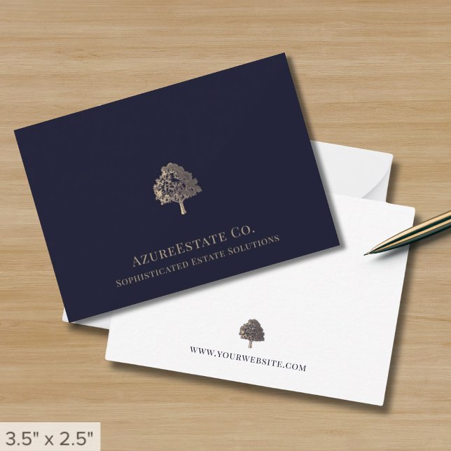Elegant Professional Gold Logo  Card (Creator Uploaded)