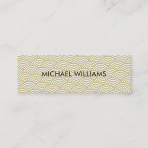 Elegant professional Japanese style paper Mini Business Card