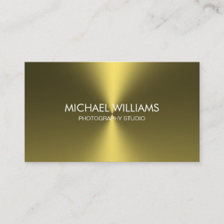 Elegant professional metal white shining black business card