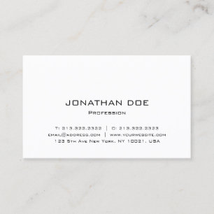 Elegant Professional Modern Minimalist Template Business Card
