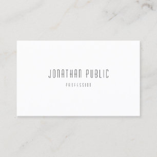 Elegant Professional Modern Simple Template Business Card