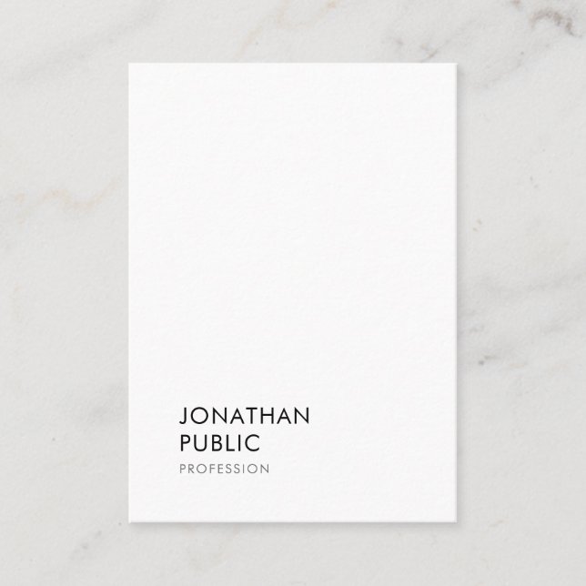 Elegant Professional Modern Trendy Simple Template Business Card (Front)