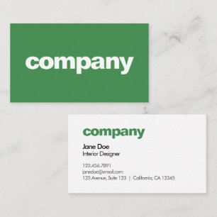 Elegant Professional Simple Minimalist Business Card