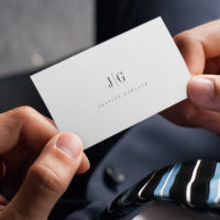 Elegant Professional Simple Monogram Minimalist