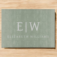 Elegant Professional Simple Monogram Minimalist