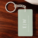 Elegant Professional Simple Monogram Minimalist Key Ring<br><div class="desc">Introducing our Elegant Professional Simple Monogram Minimalist Collection: Elevate your style with timeless sophistication and understated elegance. Crafted with meticulous attention to detail, this collection features minimalist designs adorned with your personalised monogram. Each piece exudes professionalism and refinement, perfect for making a lasting impression in any setting. From sleek stationery...</div>