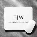 Elegant Professional Simple Monogram Minimalist Mouse Pad<br><div class="desc">Introducing our Elegant Professional Simple Monogram Minimalist Collection: Elevate your style with timeless sophistication and understated elegance. Crafted with meticulous attention to detail, this collection features minimalist designs adorned with your personalised monogram. Each piece exudes professionalism and refinement, perfect for making a lasting impression in any setting. From sleek stationery...</div>