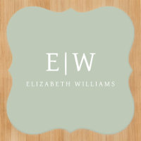 Elegant Professional Simple Monogram Minimalist