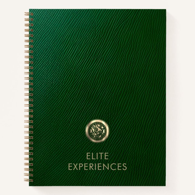 Elegant Professional Spiral Notebook (Front)