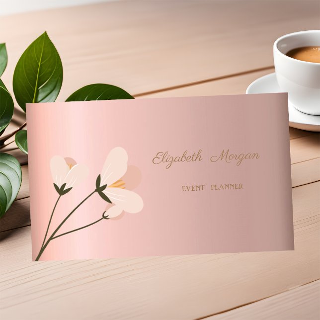 Elegant Professional Stylish ,Floral Business Card (Creator Uploaded)